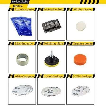 Car DIY Headlight Scratch Restoration Kit Repair Tool