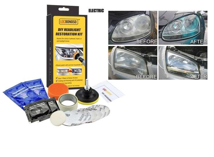 Car DIY Headlight Scratch Restoration Kit Repair Tool