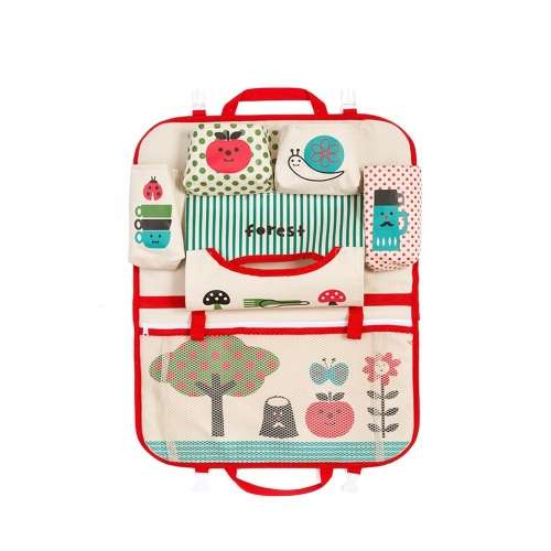 Cute Cartoon Kids Car Seat Back Bag Storage Organizer