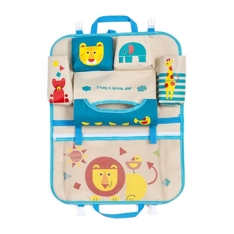 Cute Cartoon Kids Car Seat Back Bag Storage Organizer