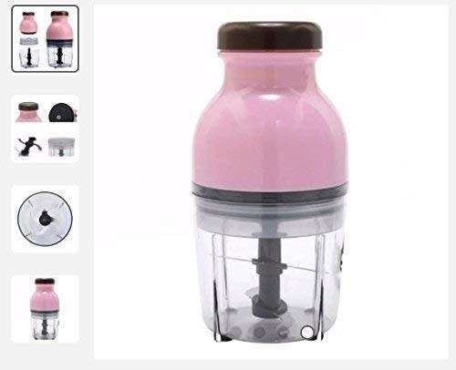 Multifunctional 4 Power Blade Press Blender Chop Dice Crush Grind Food Processor Capsule Cutter
