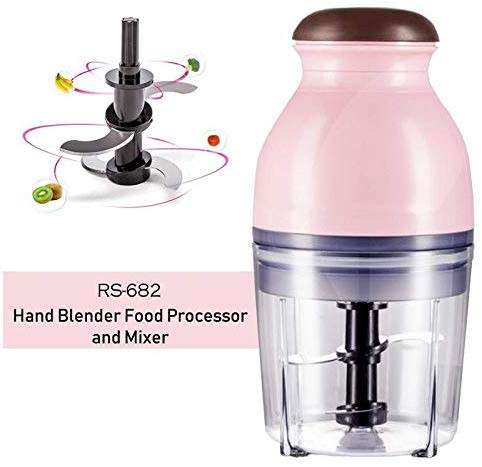 Multifunctional 4 Power Blade Press Blender Chop Dice Crush Grind Food Processor Capsule Cutter