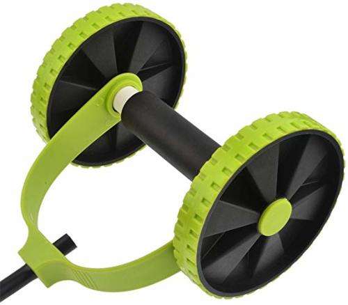 Revoflex Xtreme- New Core Double Wheels Ab Roller, Pull Rope