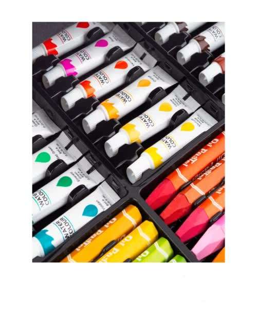 Unicorn 145pc Art Set with Aluminum Box for Kids
