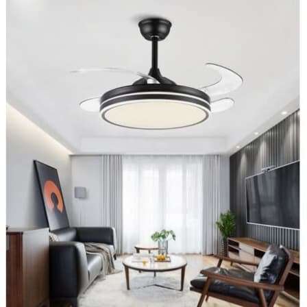 Retractable Ceiling Fan With Remote