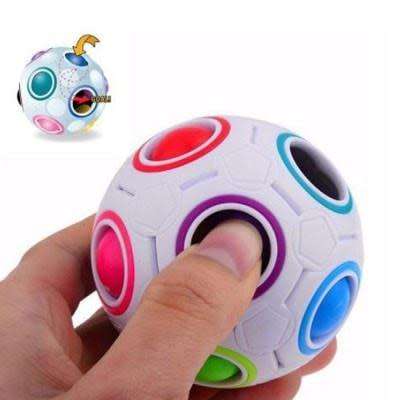 12-hole Rainbow anti-stress magic ball