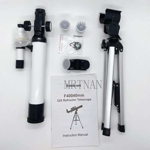 32X F40040 Monocular Refractor Telescope with Finderscope