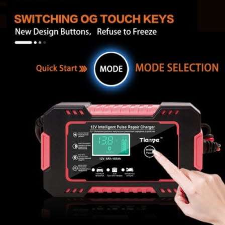 Andowl Q-DP9921 12V Intelligent Rapid Battery Charger