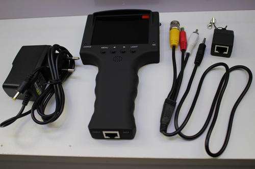 Portable 3.5" TFT LCD MONITOR CCTV Security Surveillance CAMERA  and Lan cable TESTER