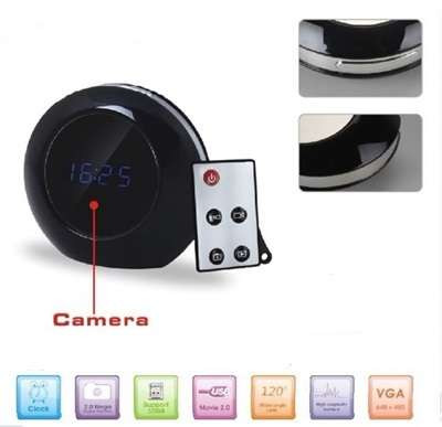 Mini Hidden Alarm Clock Camera Spy Camcorder DVR Video Recorder with Remote Control