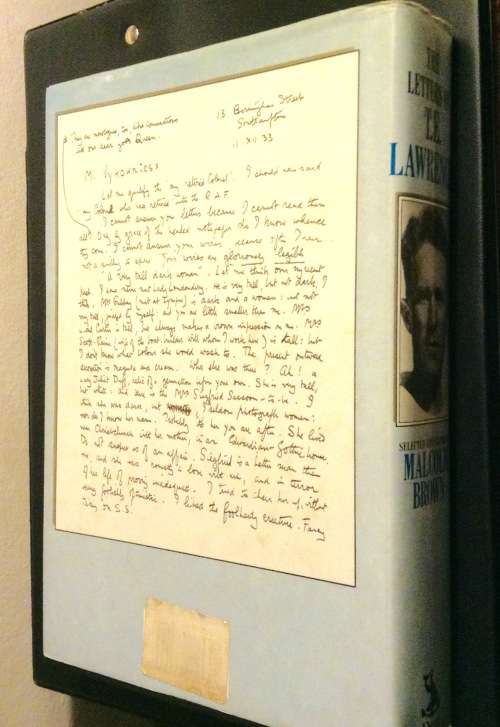 First Edition. The Letters of T.E. Lawrence, selected and edited by Malcolm Brown