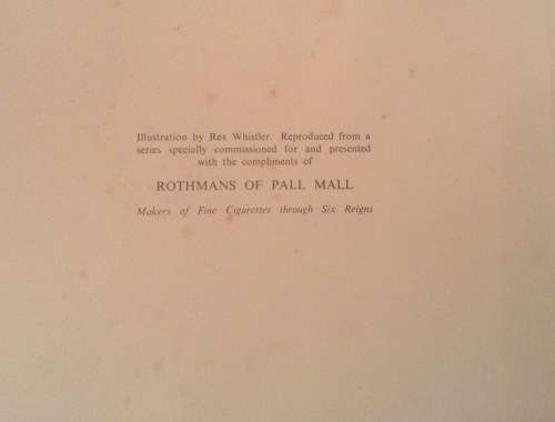 Rothmans of Pall Mall Cigarettes Print