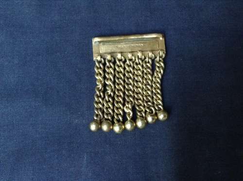 Freemason accessory Masonic Apron Chain Tassels Gold Finish. Made in England