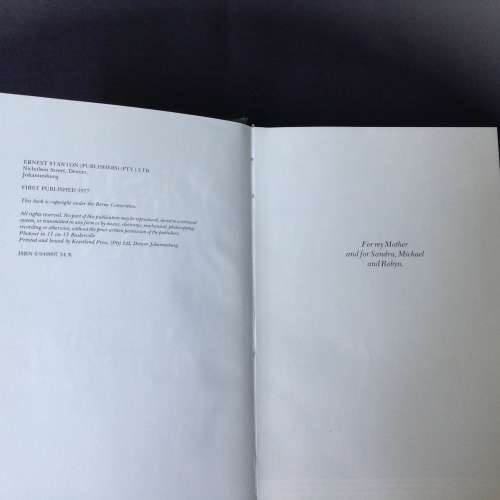 Vorster,  The Man by John D'Oliveira FIRST EDITION 1977