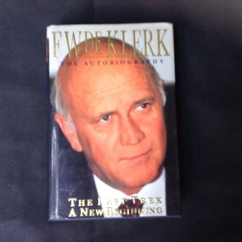 F W De Klerk,  the autobiography, FIRST EDITION 1998
