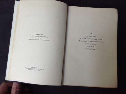 Mr Crewe's Career,  Winston Churchill  FIRST EDITION, 1908