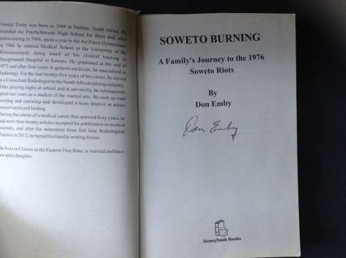 Soweto Burning by Don Emby