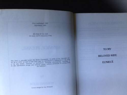 Service Please South Africa, First Edition, SIGNED copy, by Norman Blem