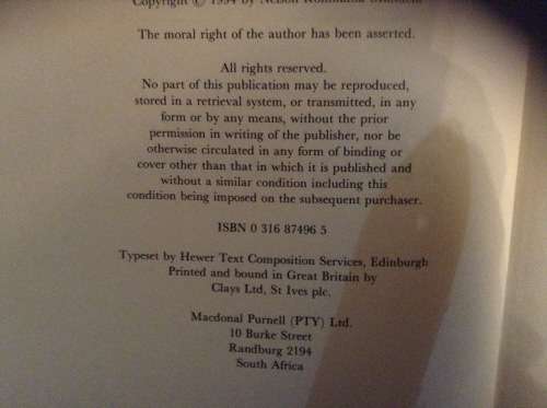 Long Walk to Freedom, Nelson Mandela, FIRST EDITION