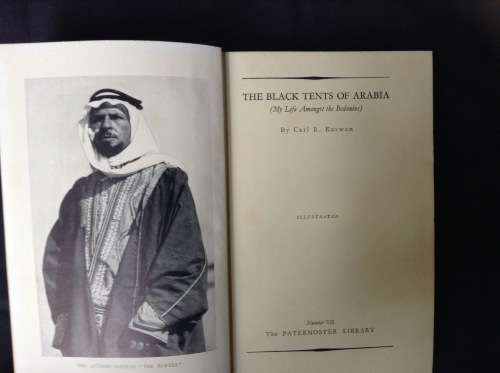 The Black Tents of Arabia by Carl R. Raswan, First Edition