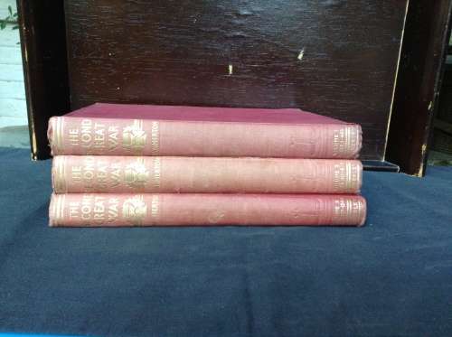 The Second Great War by Sir John Hammerton, First Edition, 3 books