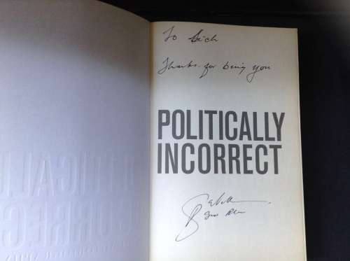 Politically Incorrect autobiography Peter De Villiers with Gavin Rich First Edition RUGBY SIGNED