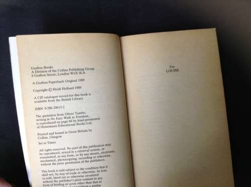 The Struggle by Heidi Holland, FIRST EDITION 1989