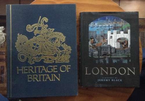 London a History and Heritage of Britain & London a History by Jeremy Black, set of two for R495