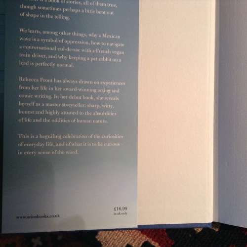 Curious by Rebecca Front, Signed copy, First Edition, (No.73 of 200)