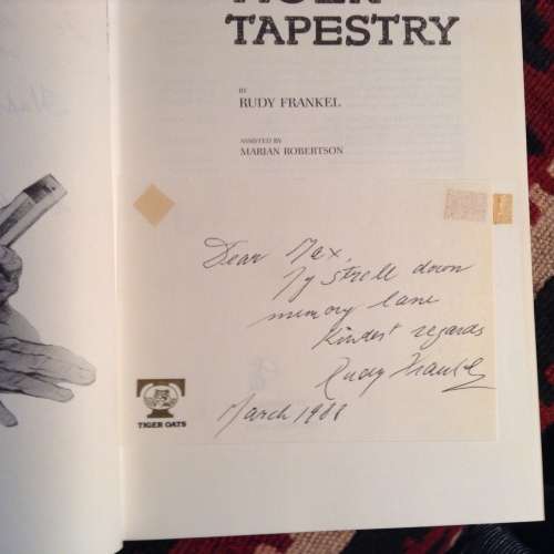 Tiger Tapestry, Footing with Sir Richard's Ghost, & Trouble With a Capital Tee, ALL SIGNED, 3 books