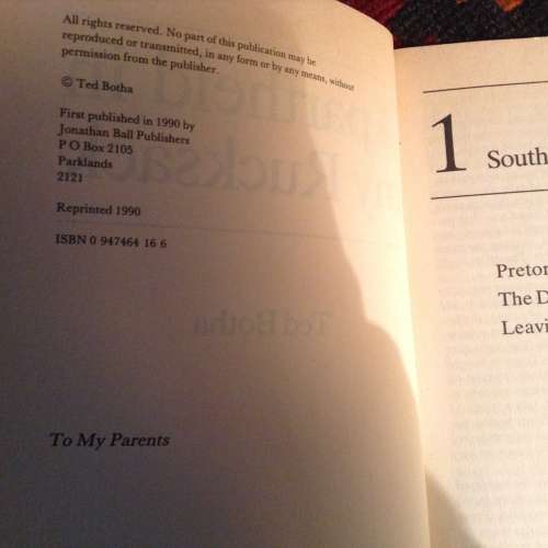 State of a Nation, Open Earth Black Roses & Apartheid in my Rucksack, First Editions 3 books R450