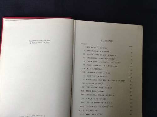 Churchill His Life and Times by Malcolm Thomson, First Edition 1965