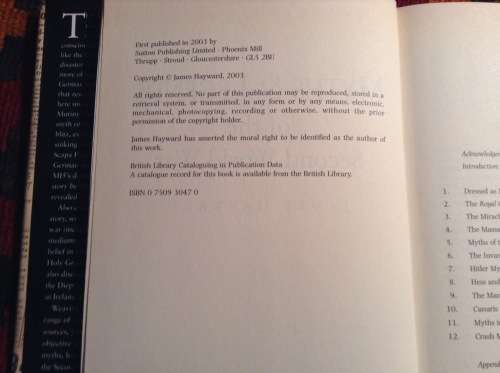 Myths and Legends of The Second World War by James Hayward