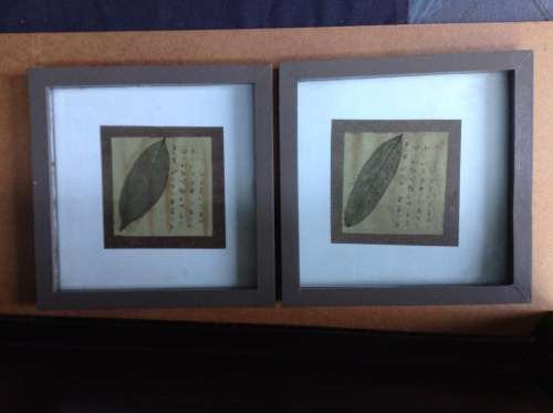Two beautiful  Oriental / Chinese script frames.