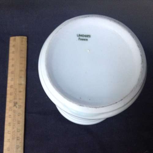 Limoges, vintage apothecary jar