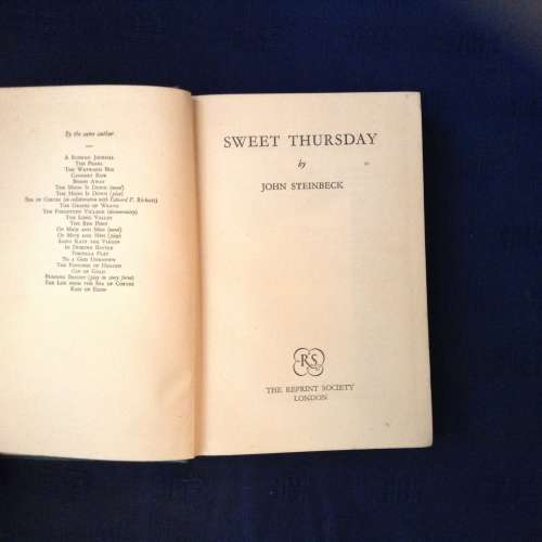 Sweet Thursday by John Steinbeck