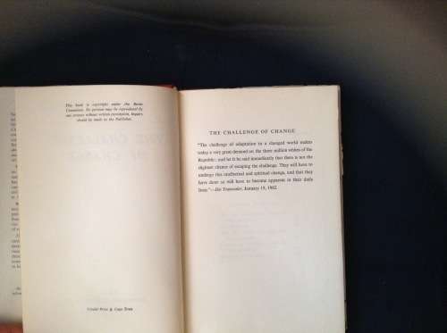 The challenge of change by Alexander Steward