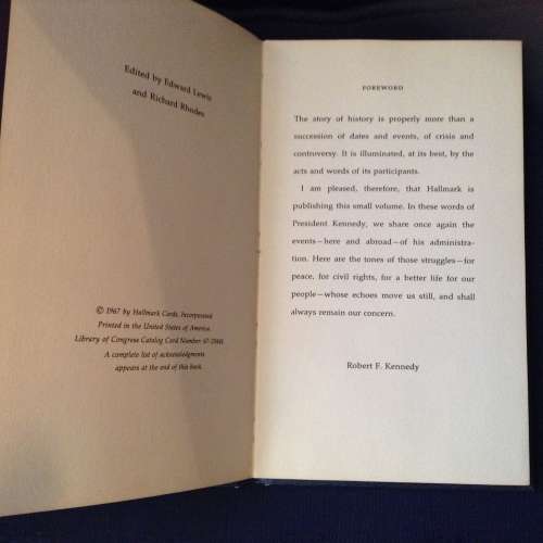John F. Kennedy  Words To Remember
