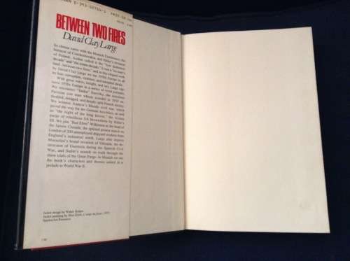 Between two Fires by David Clay Large  Europe's Path in the 1930s, First Edition