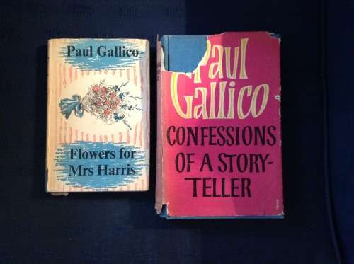 Paul Gallico Confessions of a Story Writer 1961(rare) &Flower for Mrs Harris 1958.TWO First Editions