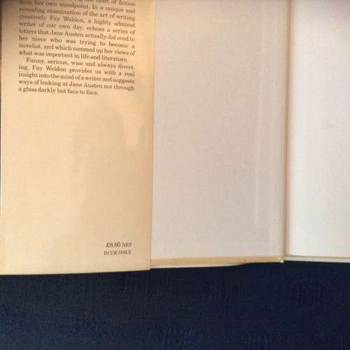 Letters to Alice, On the First Reading Jane Austen by Fay Weldon, First Edition
