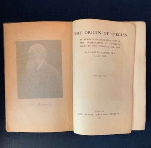 Origins of Species by C. Darwin, 1901 First Edition