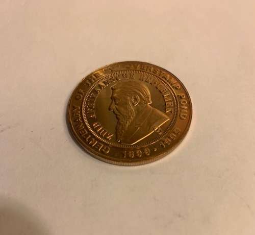 Coin, Centenary of the "9" overstamp pond, 1899-1999 Zuid Afrikaansche Republiek