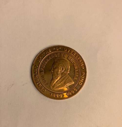 Coin, Centenary of the "9" overstamp pond, 1899-1999 Zuid Afrikaansche Republiek
