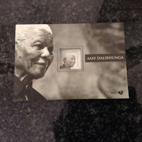 Stamp, AAH! Was called out in recognition of Mr Mandela's Royal origins