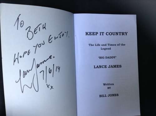 Keep It Country 'Big Daddy' by Bill Jones, SIGNED copy, First Edition