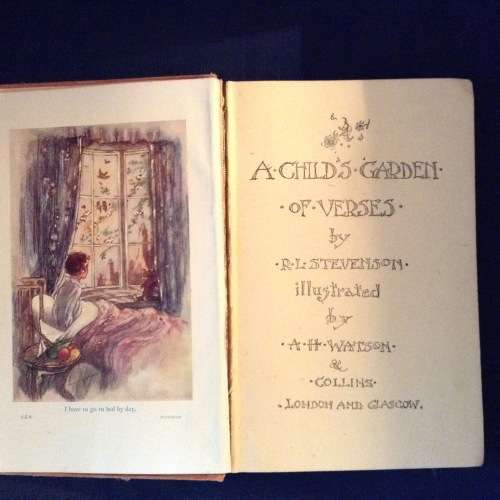 A Children's Garden of Verses by Robert Louis Stevenson, First Edition
