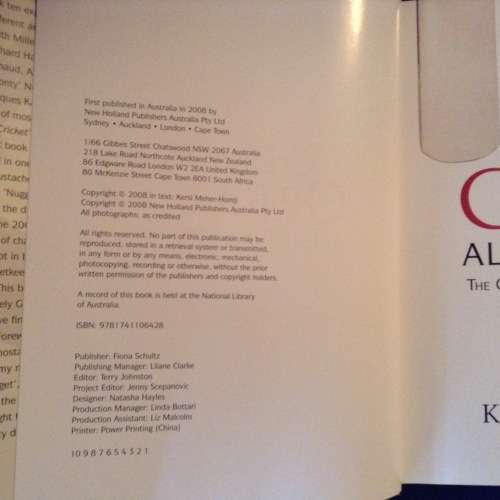 Cricket's Great All-Rounders, First Edition,  by Kersi Meher-Homji, First Edition