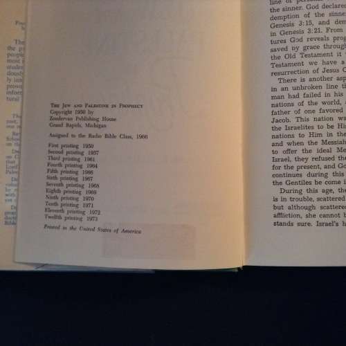 The Jew and Palestine in Prophesy by M.R. DeHaan, M.D.