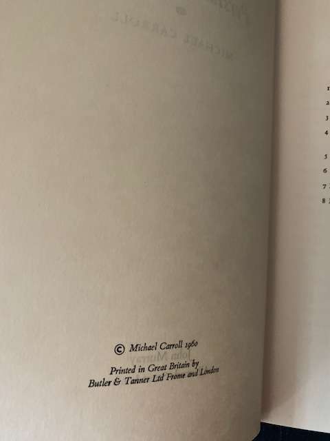 From a Persian Tea-House by Michael Carroll, 1960, First Edition